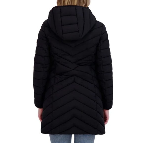 DKNY Women's Stretch Walker Coat - Picture 5 of 10